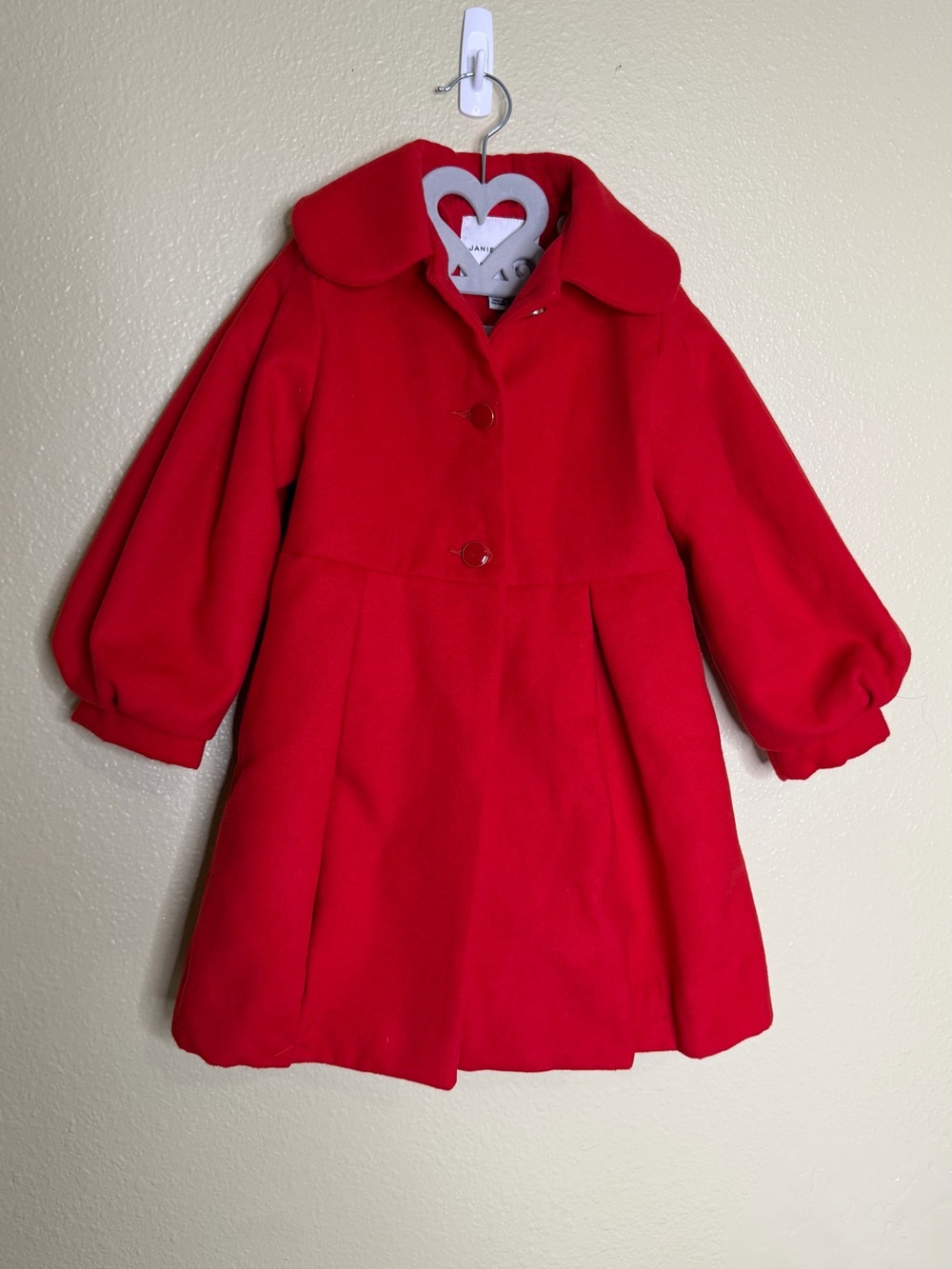 Janie and Jack Red Coat